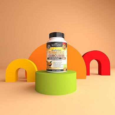 Turmeric Curcumin with BioPerine 1500mg - 90 Capsules
