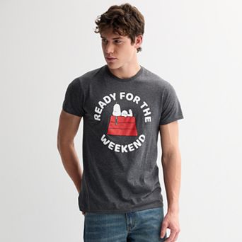 Men's Peanuts Snoopy "Ready For The Weekend" Graphic Tee