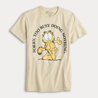 Men's Garfield "Busy Doing Nothing" Graphic Tee