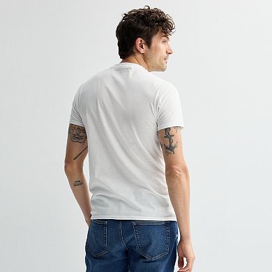Men's Budweiser Bottle & Repeated Logo Graphic Tee
