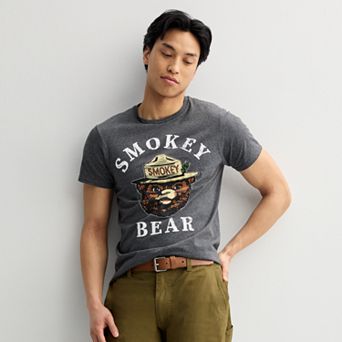 Men's Smokey Bear Face Graphic Tee