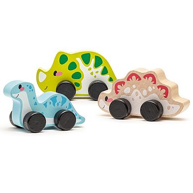 Wise Elk/cubika Wooden Toy Set - Joyful Dinos