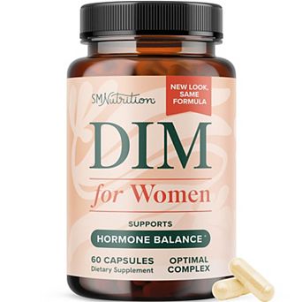 DIM Supplement 250 mg, Estrogen Balance for Women, Gluten-Free, 60 Capsules
