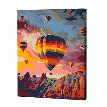 Artwille Paint By Number Kit Flight Over The Rocks