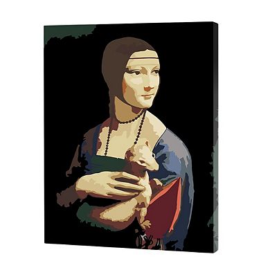 Artwille Paint By Number Kit Lady With An Ermine