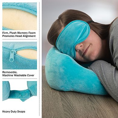 Home-Complete 3-Piece Travel Neck Pillow Set