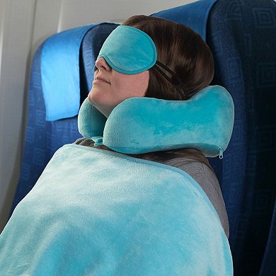 Home-Complete 3-Piece Travel Neck Pillow Set