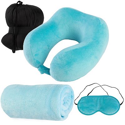 Home Complete 3-Piece Travel Neck Pillow Set