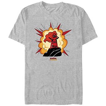 Men's Deadpool And Wolverine Little Mermaid Parody Graphic Tee