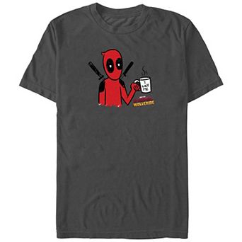 Men's Deadpool And Wolverine Coffee Mug Graphic Tee