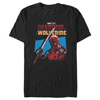 Men's Deadpool And Wolverine Katana Graphic Tee