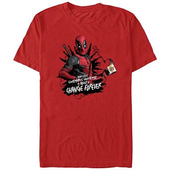 Men's Deadpool And Wolverine Cinematic Universe Graphic Tee