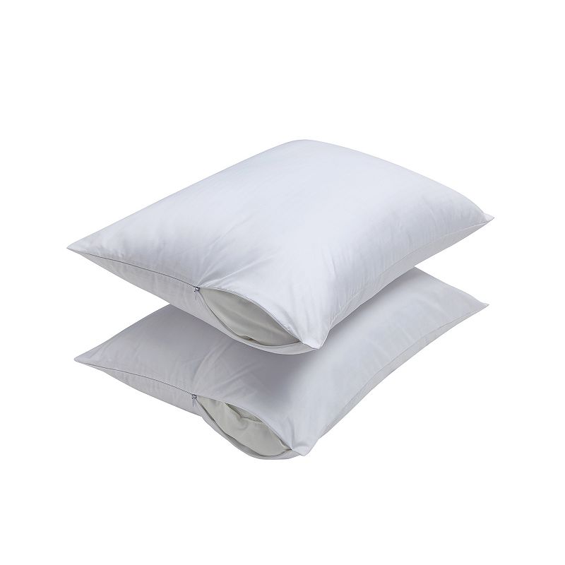 Claritin High Performance Allergen Barrier Pillow Protector, White