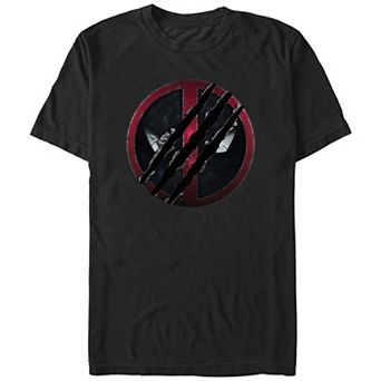 Men's Deadpool And Wolverine Scratch Large Graphic Tee