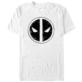 Men's Deadpool And Wolverine Emblem Sketch Graphic Tee