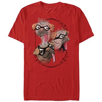 Men's Deadpool And Wolverine Dogpool Three Faces Graphic Tee