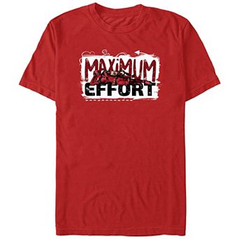 Men's Deadpool And Wolverine Dogpool Maximum Effort Graphic Tee