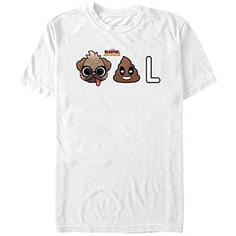 Men's Deadpool And Wolverine Dogpool Emojis Graphic Tee