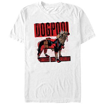 Men's Deadpool And Wolverine Dogpool Trouble Costume Graphic Tee