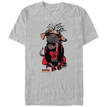 Men's Deadpool And Wolverine Dogpool Cute Sketch Graphic Tee