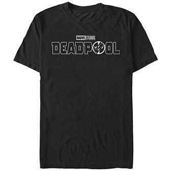 Men's Deadpool And Wolverine Scratch Logo Graphic Tee