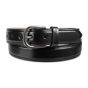 Men's Dockers® Pressed Edge Glossy Leather Belt