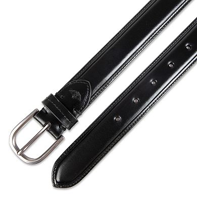 Men's Dockers Pressed Edge Glossy Leather Belt