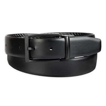 Men's Sonoma Goods For Life® Reversible Faux Carbon Fiber Feather Edge Belt
