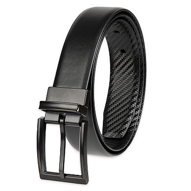 Men's Sonoma Goods For Life Faux Carbon Fiber Feather Edge Belt