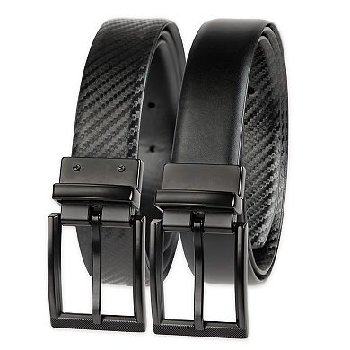 Men's Sonoma Goods For Life Faux Carbon Fiber Feather Edge Belt