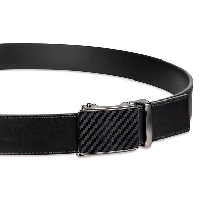 Men's Sonoma Goods For Life Faux Carbon Fiber Buckle Track Lock Belt