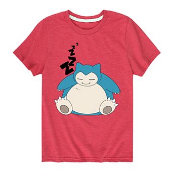Boys 8-20 Pokemon Snorlax Sleepy Graphic Tee