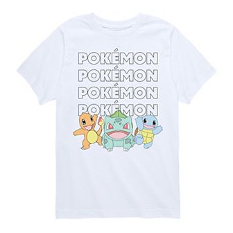 Boys 8-20 Pokemon Partners Trio Pastel Graphic Tee