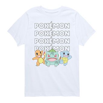 Boys 8-20 Pokemon Partners Trio Pastel Graphic Tee