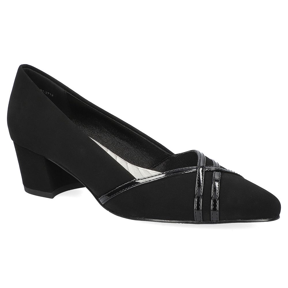 Easy Street Women's Lotus Block Heel Pumps