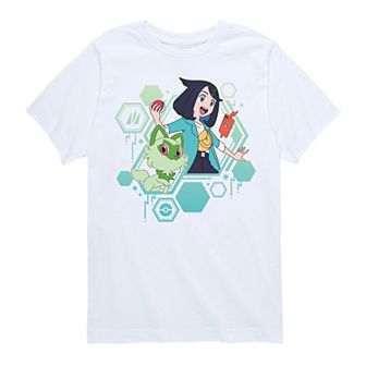 Boys 8-20 Pokemon Liko & Sprigatito Graphic Tee