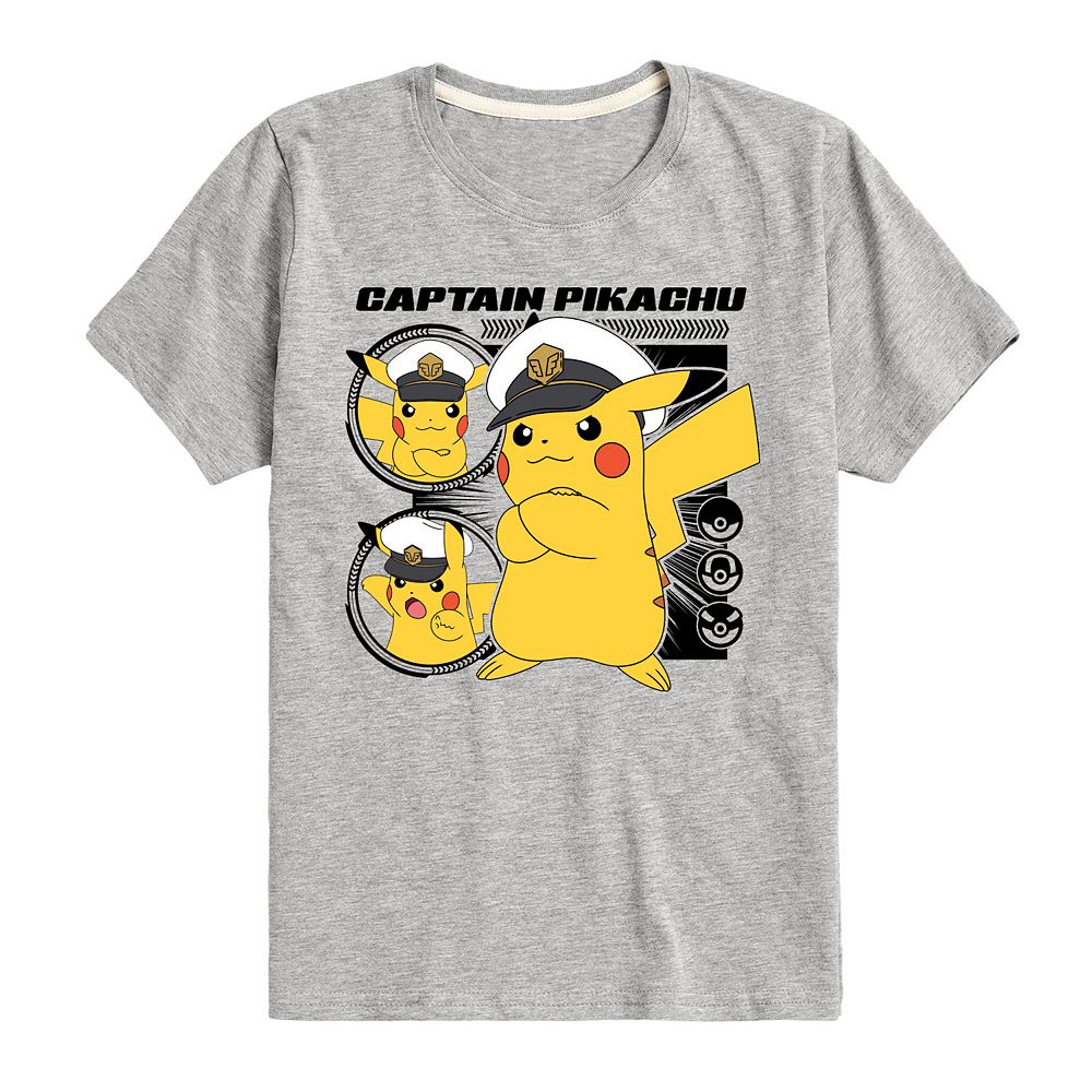 Boys 8-20 Pokemon Captain Pikachu Graphic Tee