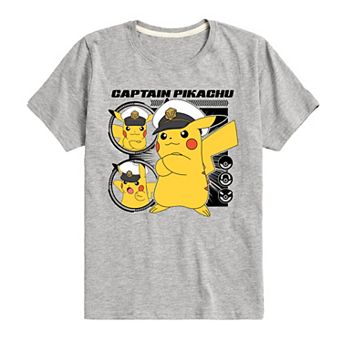 Boys 8-20 Pokemon Captain Pikachu Graphic Tee