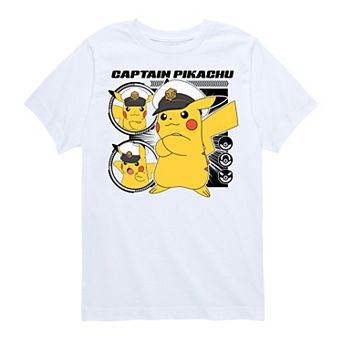 Boys 8-20 Pokemon Captain Pikachu Graphic Tee