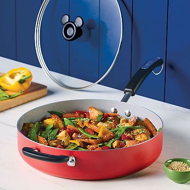 Farberware Disney Bon Voyage 4.5-qt. Ceramic Nonstick Saute Pan with Lid and Helper Handle