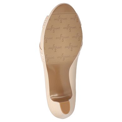 Easy Street Women's Lavish Platform Peep Toe Pumps