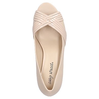 Easy Street Women's Lavish Platform Peep Toe Pumps