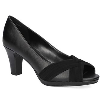 Easy Street Women's Lavish Platform Peep Toe Pumps