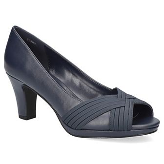 Easy Street Women's Lavish Platform Peep Toe Pumps