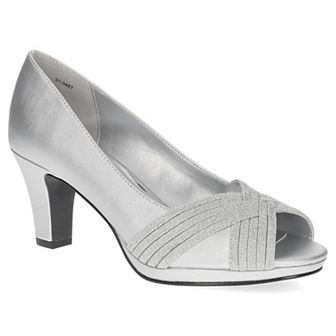 Easy Street Women's Lavish Platform Peep Toe Pumps