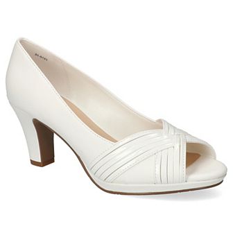 Easy Street Women's Lavish Platform Peep Toe Pumps