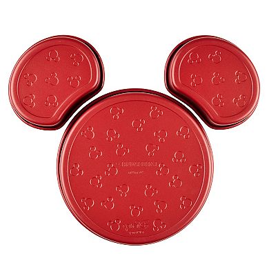 Farberware Disney Bake with Mickey Mouse 3-Piece Nonstick Mickey Head Cake Pan Set