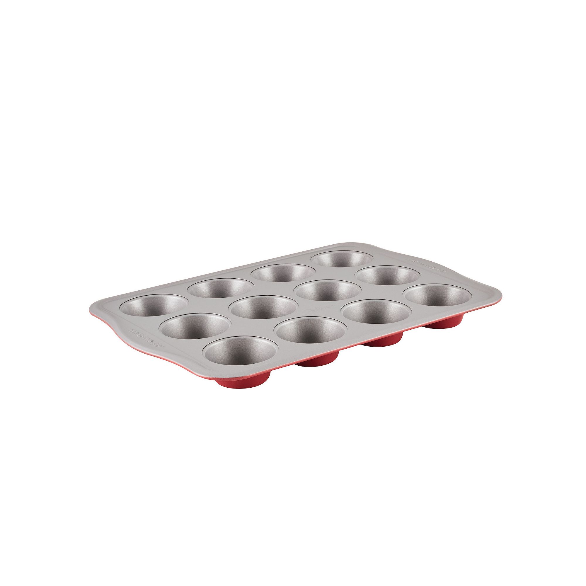 Farberware Disney Bake with Mickey Mouse Nonstick 12 Cup Muffin Pan, Red