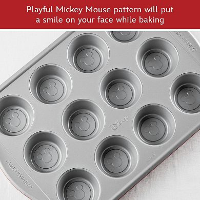 Farberware Disney Bake with Mickey Mouse Nonstick 12 Cup Muffin Pan