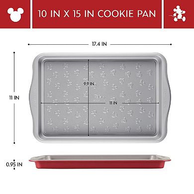 Farberware Disney Bake with Mickey Mouse Nonstick 10-in. x 15-in. Cookie Pan